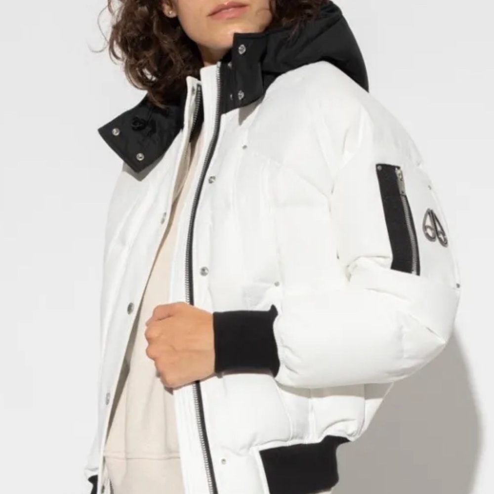 Moose Knuckles Women’s Troy Cloud Down Bomber Jac… - image 1